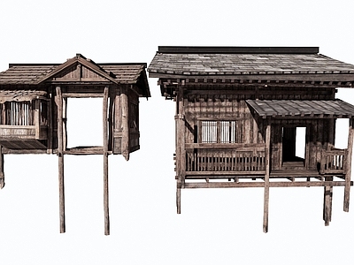 新中式木建筑 木屋艺术 商业建筑