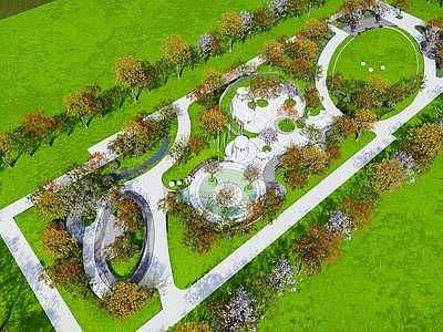 现代市政体育 运动 生态湿地 休闲 口袋公园 广场 滨水 儿童游乐园
