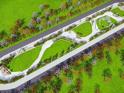 现代市政体育 运动 生态湿地 休闲 口袋公园 广场 滨水 儿童游乐园