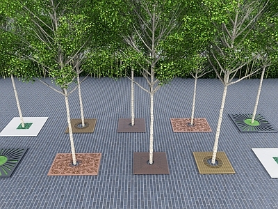 现代树篦子 树池口 种植池盖板 雨水篦子