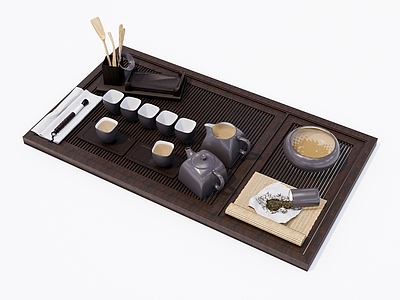 茶具摆件组合 杯子 茶盘