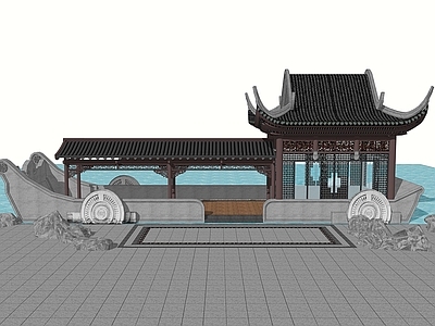 观光游船 船屋