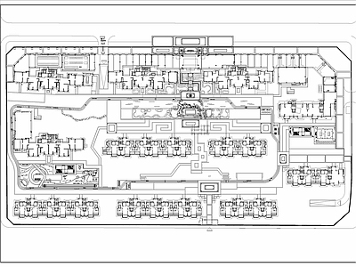 新中式远洋大区同安一期方案平面 施工图