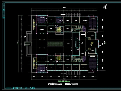 现代教学楼建筑 施工图