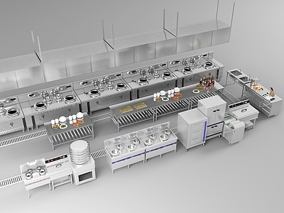 现代后厨 厨房设备