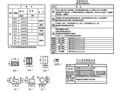 美丽乡村厕所建筑设计全套 施工图