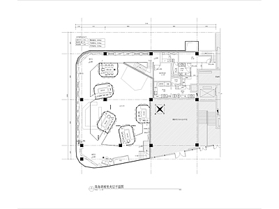 胡桃里音乐餐厅平面施工图 施工图