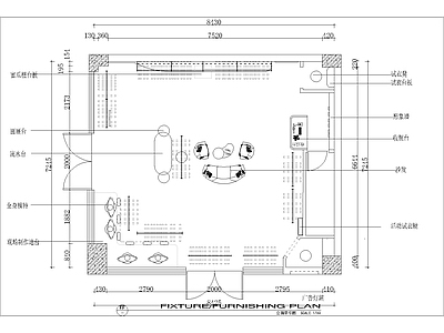 现代简约服装店方案 施工图 效果图