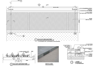 现代侧进式雨水口详图 施工图 景观小品