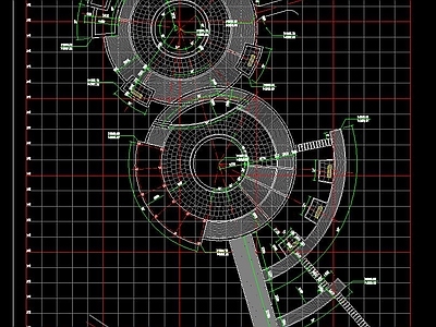 现代简约西九广场景观台总图及详图 施工图