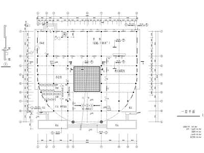 城建图书馆设计建筑方案图 施工图