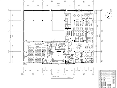 大型办公空间全套 施工图