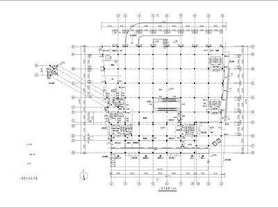 综合商业办公楼建筑 施工图