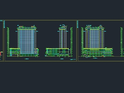 189份商业办公楼建筑图纸 施工图