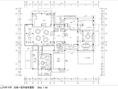 成都青羊区办公楼平面图 施工图