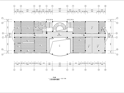 镇江办公空间平面 施工图