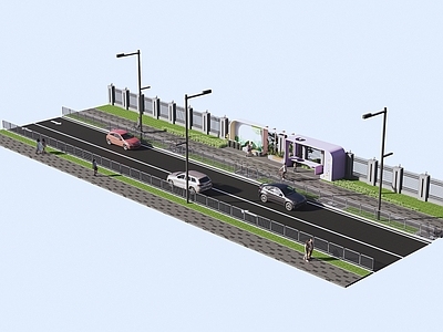 现代道路