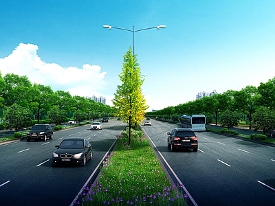 现代城市道路