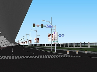 现代交通道路