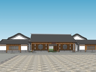 中式四合院建筑