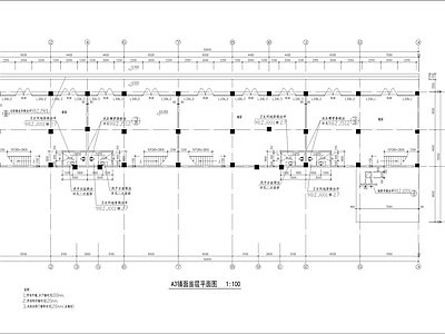 商铺建筑平立面 施工图