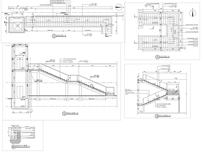 各类台阶设计详图 施工图 景观小品