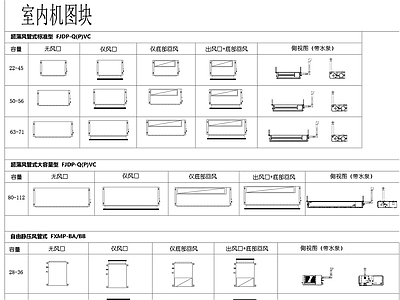 室内机 图块 平面图块