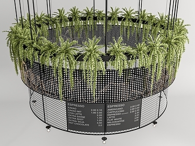 藤本植物 吊篮 钢丝网