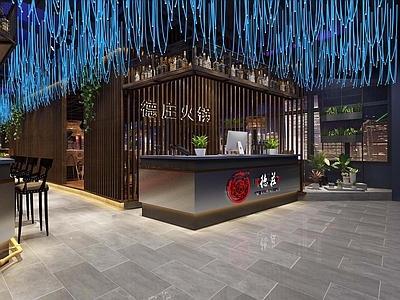 工业风火锅店