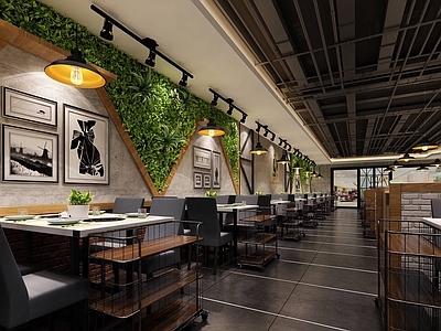 工业风火锅店