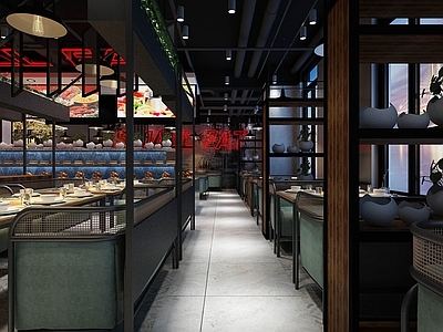 工业风火锅店