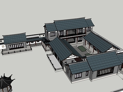 新中式四合院