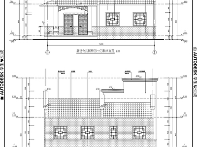 公共厕所 施工图