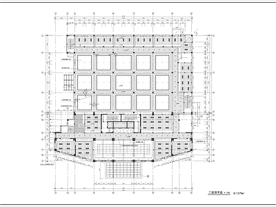 国税装饰办公大楼平面 施工图