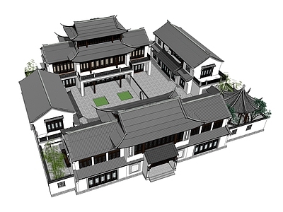 新中式四合院