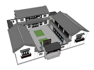 新中式四合院