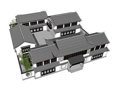 新中式四合院