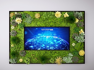 植物墙 景观墙 绿植墙