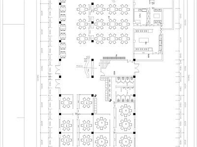 休闲会所室内 施工图