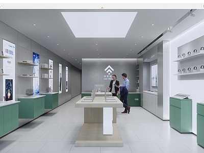 现代营业厅 手机店 手机 手机支架