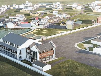 现代美丽乡村 乡村民房 民宿建筑 乡村建筑 自建房