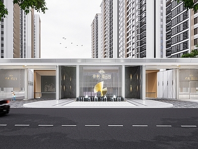现代示范区入口大门