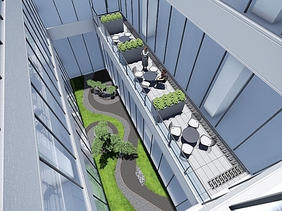 新中式屋顶花园