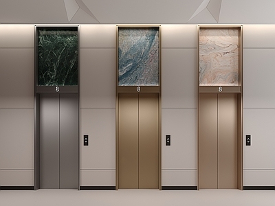 现代电梯 厅
