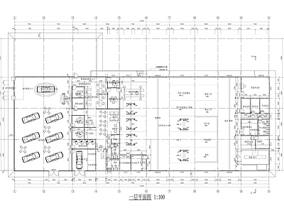 知名汽车4S店建筑 施工图 展销厅