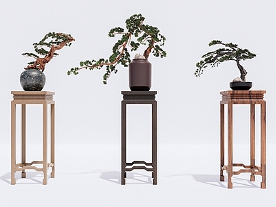 新中式花几 饰品