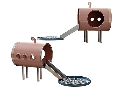 儿童滑梯 户外游乐场