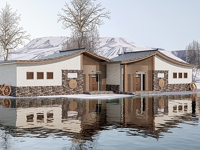 现代驿站 小公建 景观建筑 商店建筑