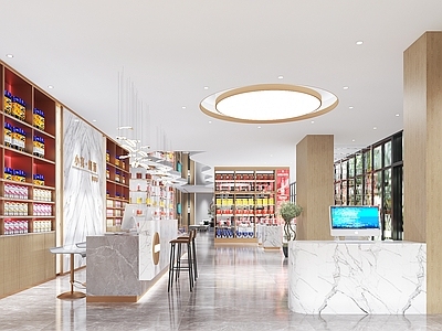 新中式烟酒店 展柜