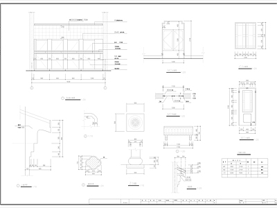 现代简约公厕 施工图